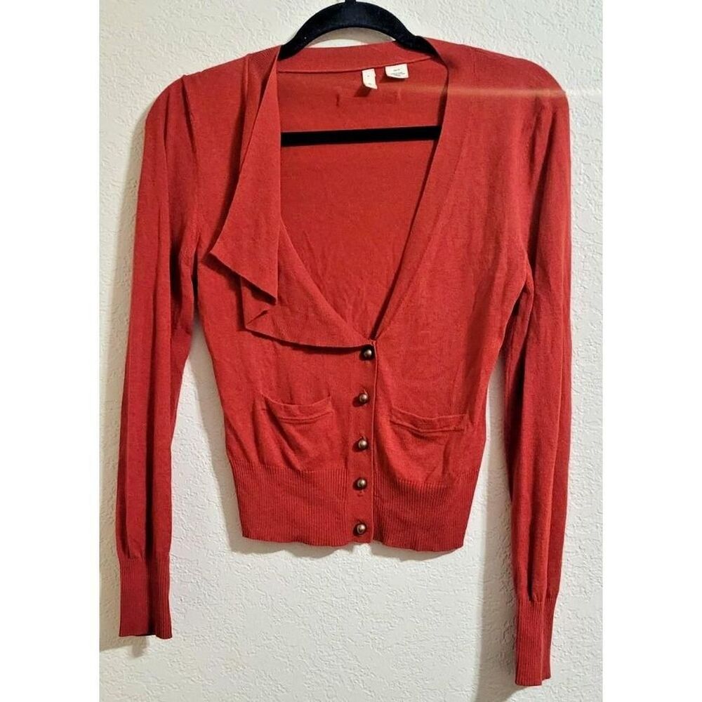 Anthropologie Women's Orange Jumper
